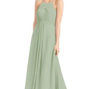 Azazie Ginger Bridesmaid Dress, Dusty Sage
